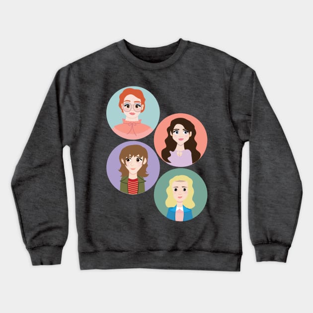 Stranger Gals Crewneck Sweatshirt by page394